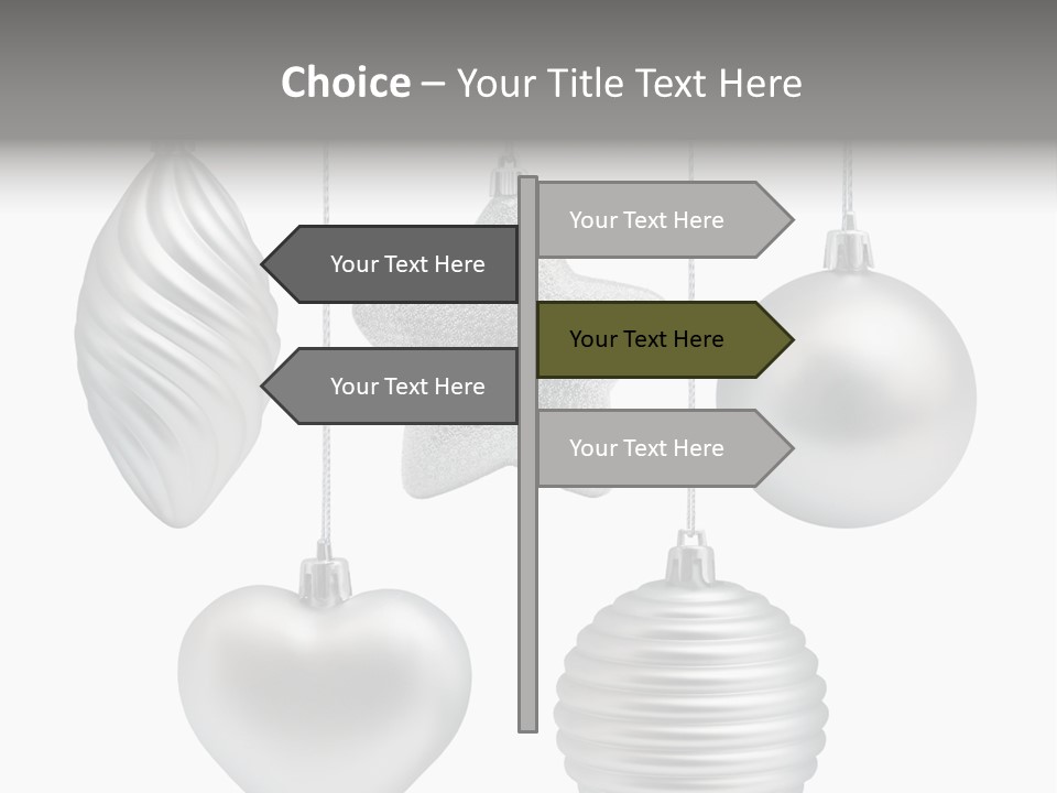 White Season Shiny PowerPoint Template
