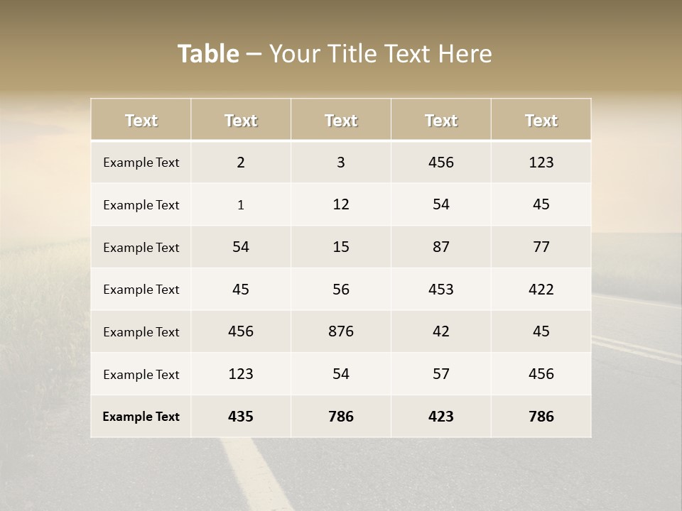 Field Grass Country PowerPoint Template