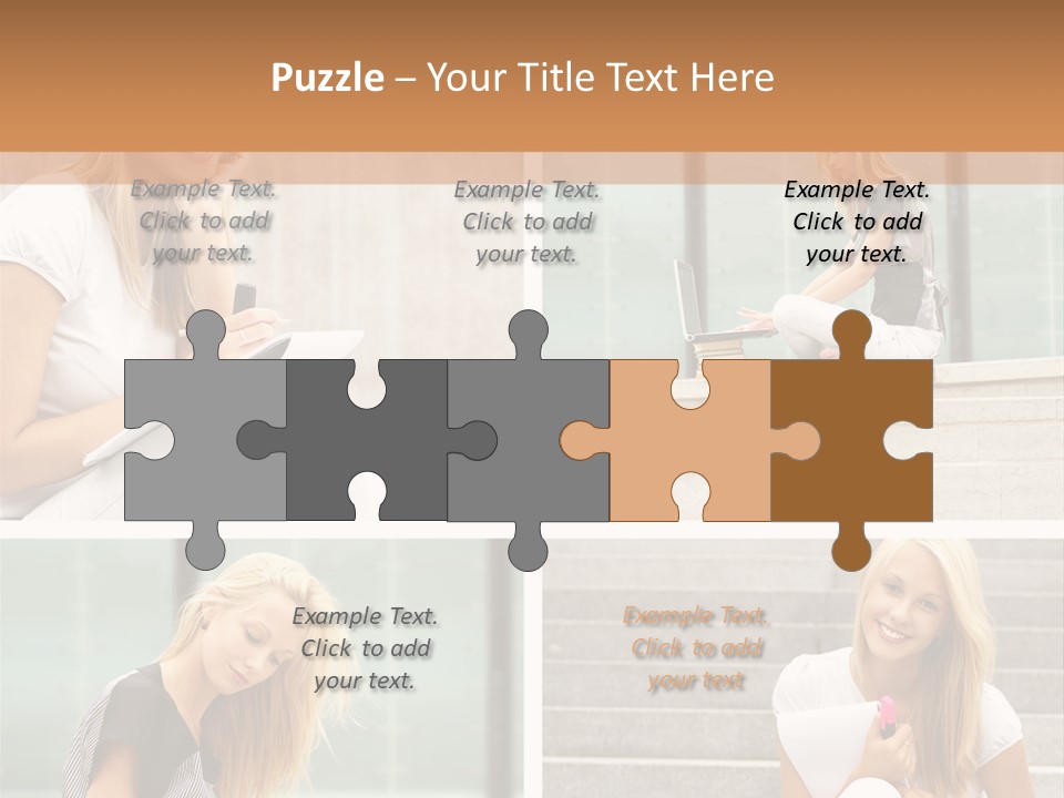 Learning Lady Recreational PowerPoint Template