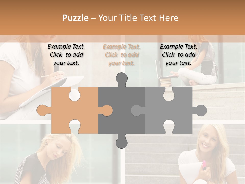 Learning Lady Recreational PowerPoint Template