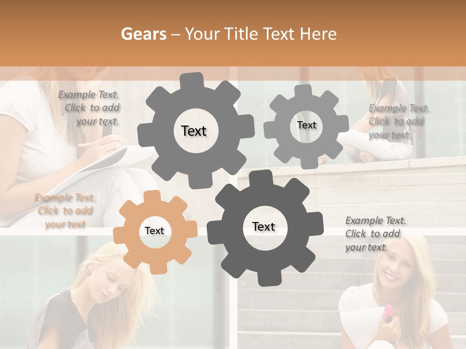 Learning Lady Recreational PowerPoint Template