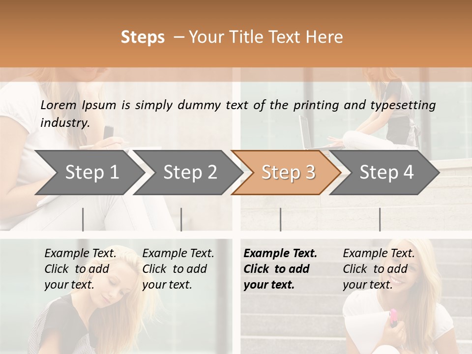 Learning Lady Recreational PowerPoint Template
