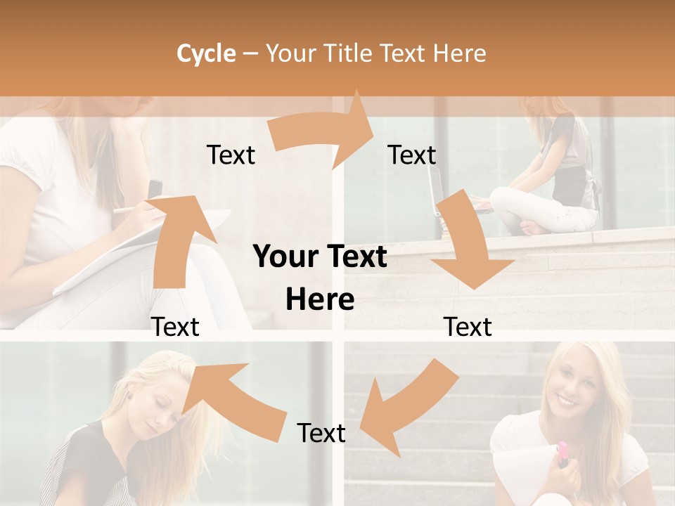 Learning Lady Recreational PowerPoint Template