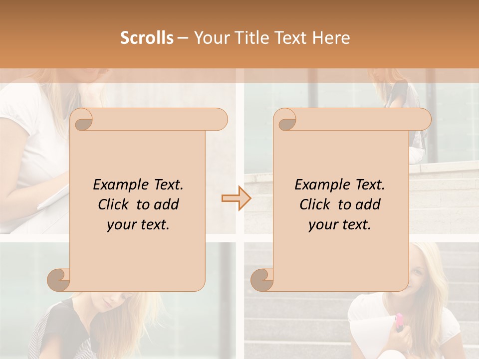 Learning Lady Recreational PowerPoint Template