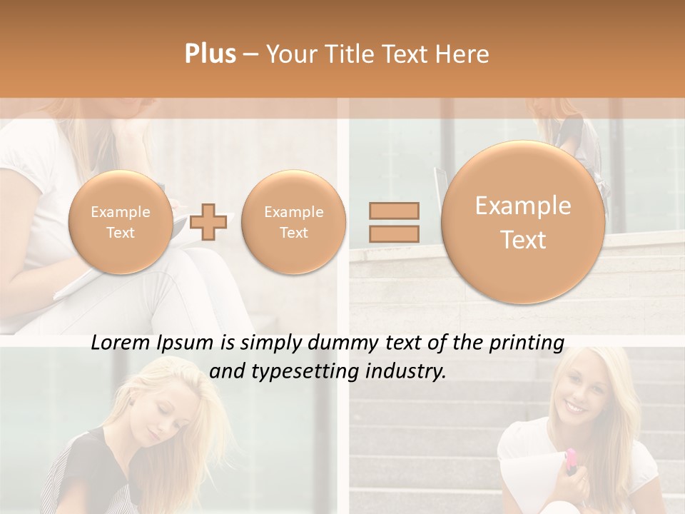 Learning Lady Recreational PowerPoint Template