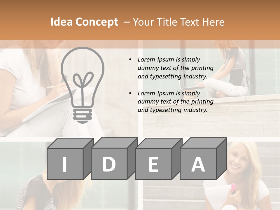 Learning Lady Recreational PowerPoint Template