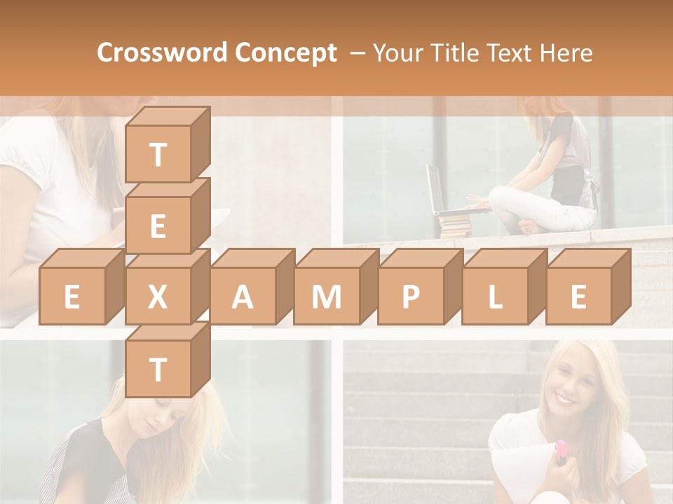 Learning Lady Recreational PowerPoint Template