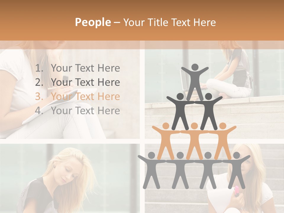 Learning Lady Recreational PowerPoint Template