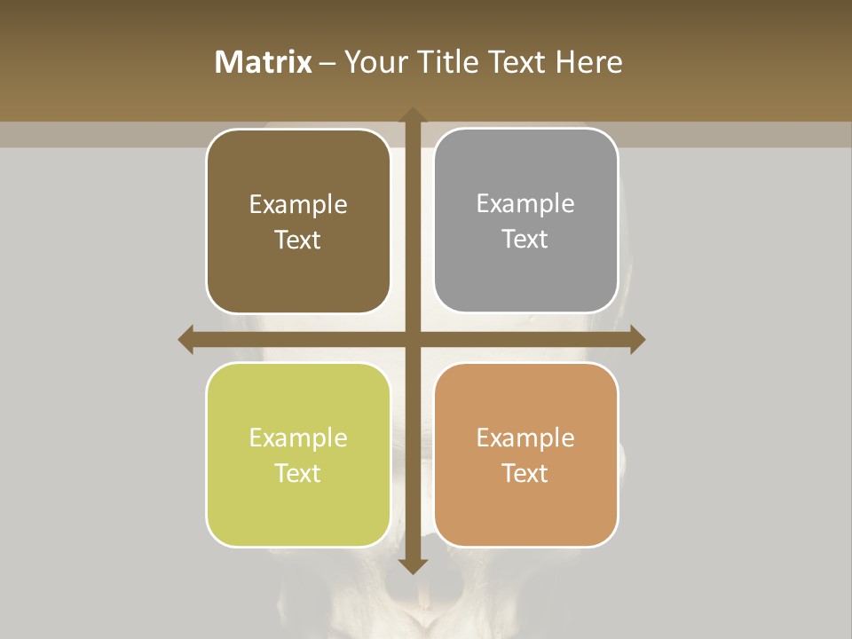 Symbol Body Death PowerPoint Template
