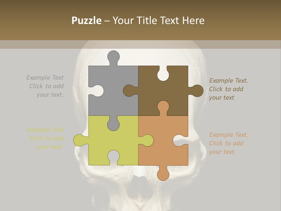 Symbol Body Death PowerPoint Template