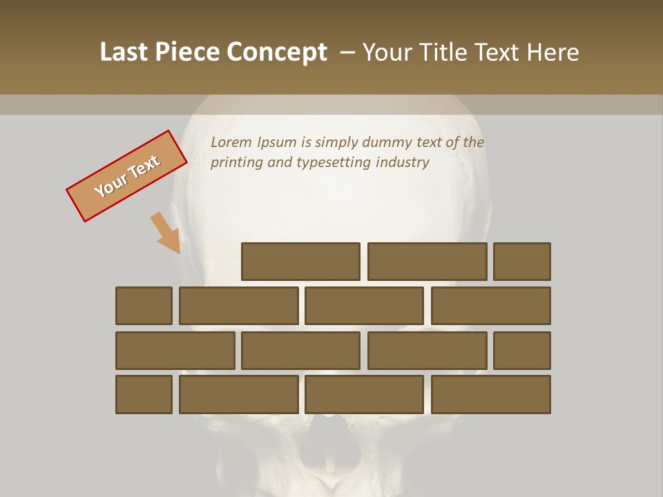 Symbol Body Death PowerPoint Template