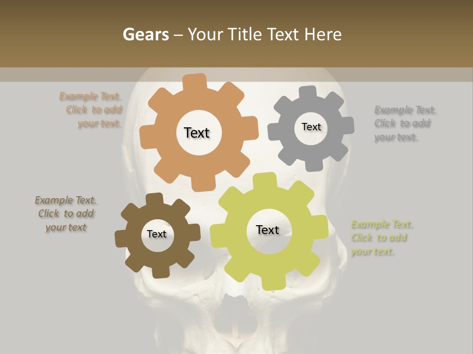 Symbol Body Death PowerPoint Template