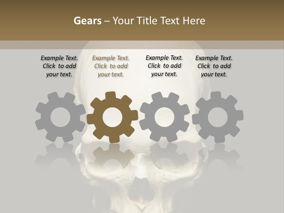 Symbol Body Death PowerPoint Template