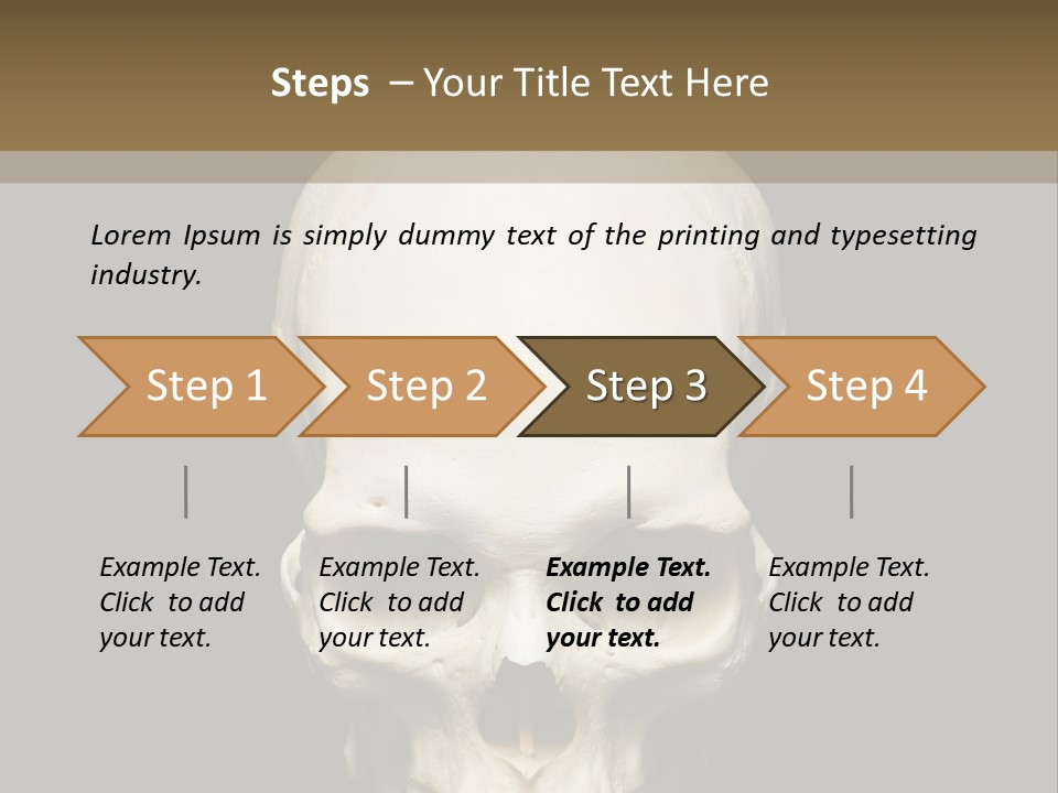 Symbol Body Death PowerPoint Template