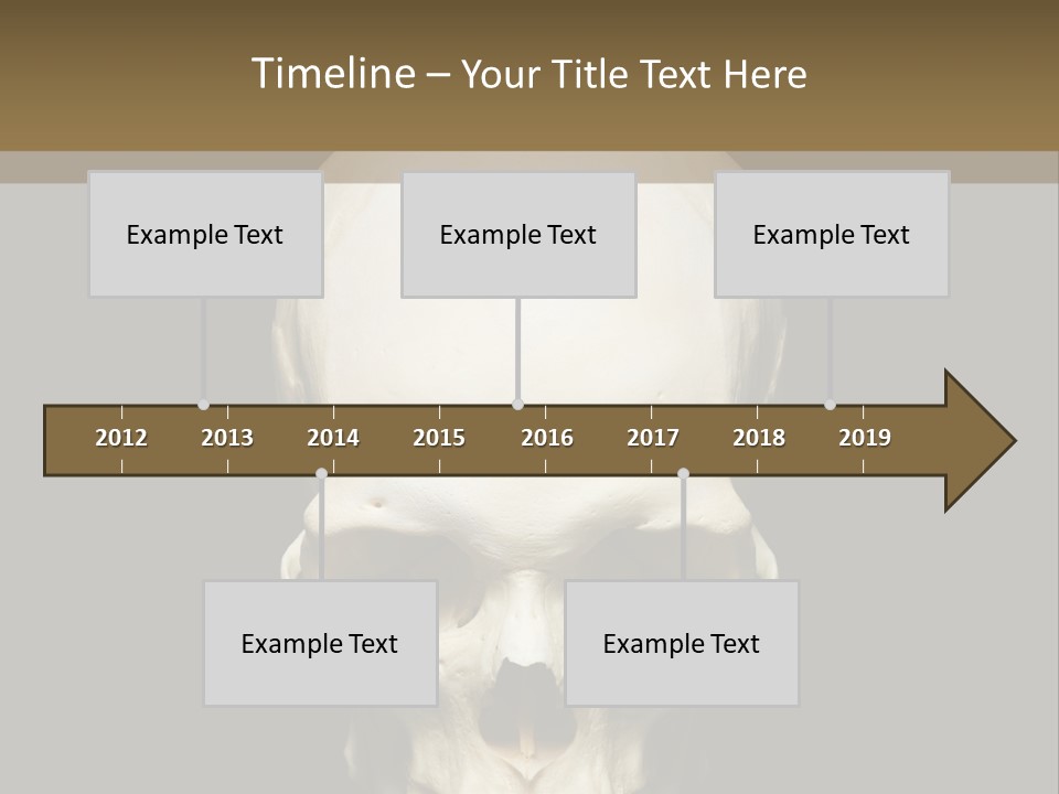 Symbol Body Death PowerPoint Template