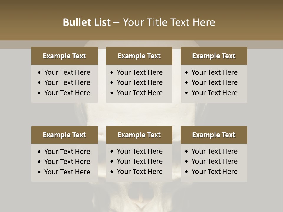 Symbol Body Death PowerPoint Template