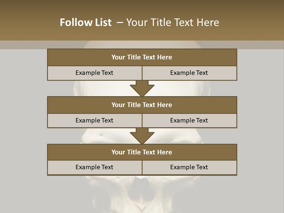Symbol Body Death PowerPoint Template