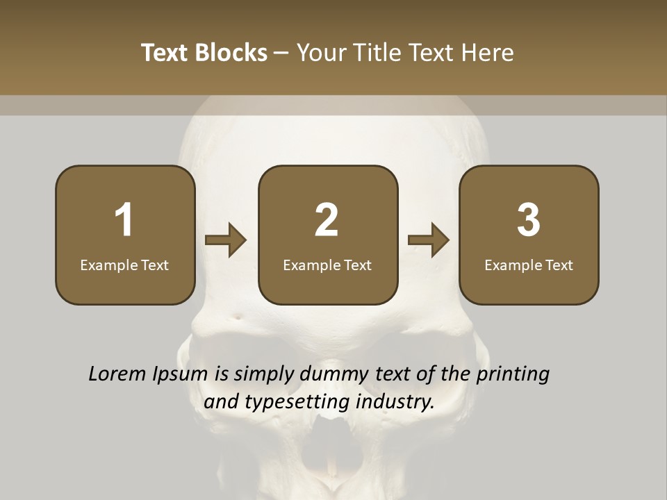 Symbol Body Death PowerPoint Template