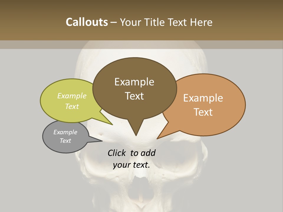 Symbol Body Death PowerPoint Template