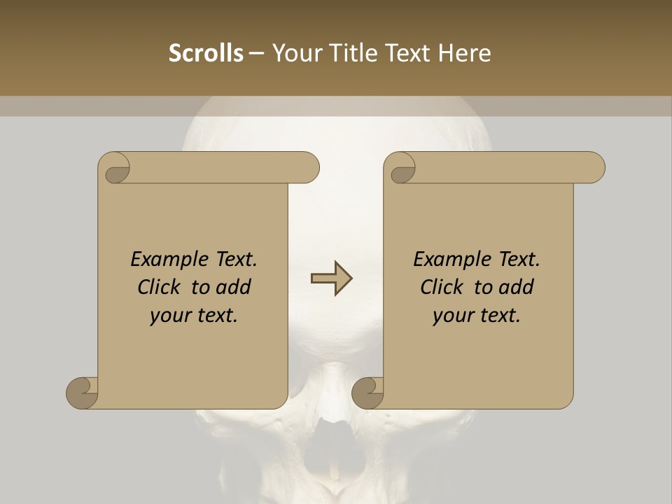 Symbol Body Death PowerPoint Template