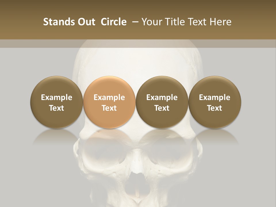 Symbol Body Death PowerPoint Template