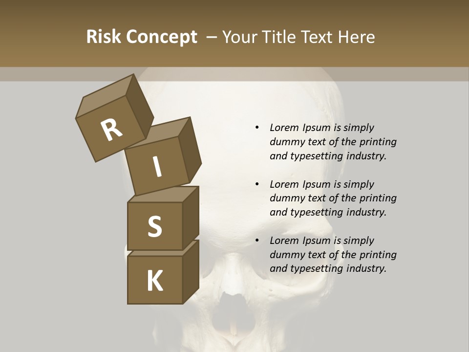 Symbol Body Death PowerPoint Template