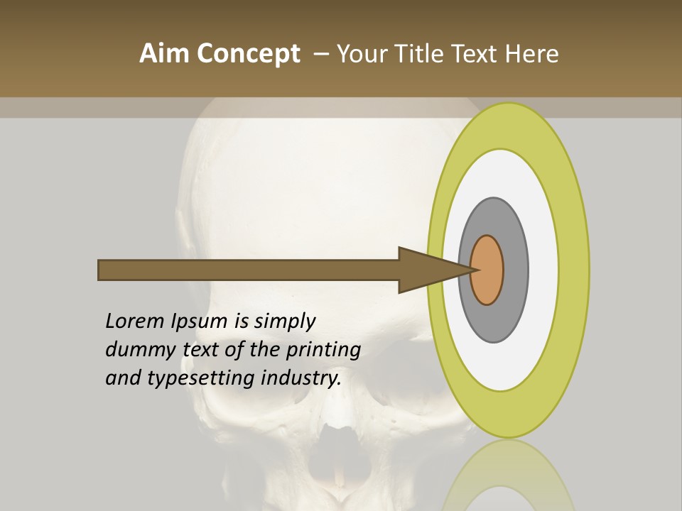 Symbol Body Death PowerPoint Template