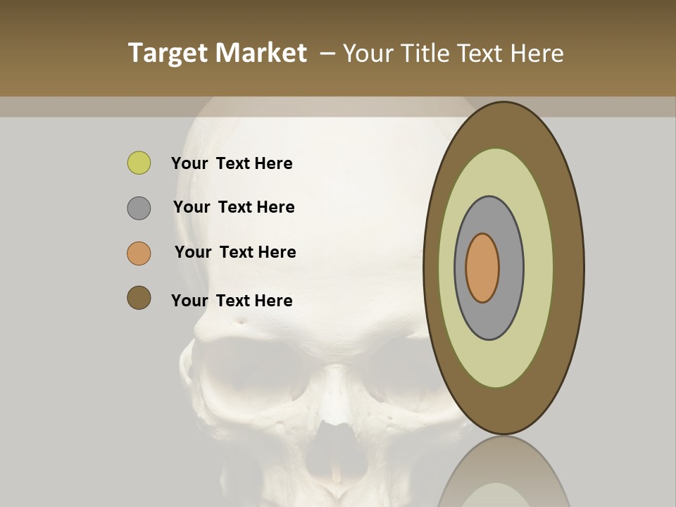 Symbol Body Death PowerPoint Template