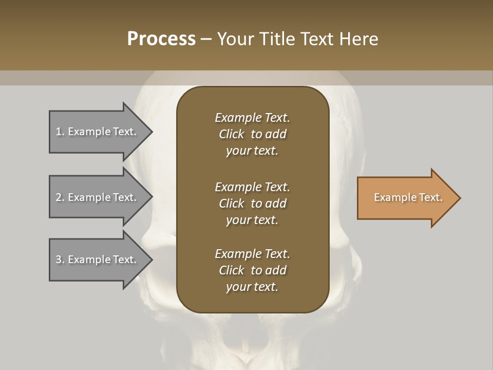 Symbol Body Death PowerPoint Template
