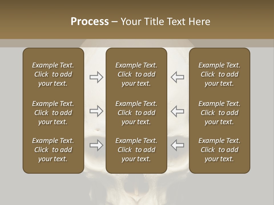 Symbol Body Death PowerPoint Template