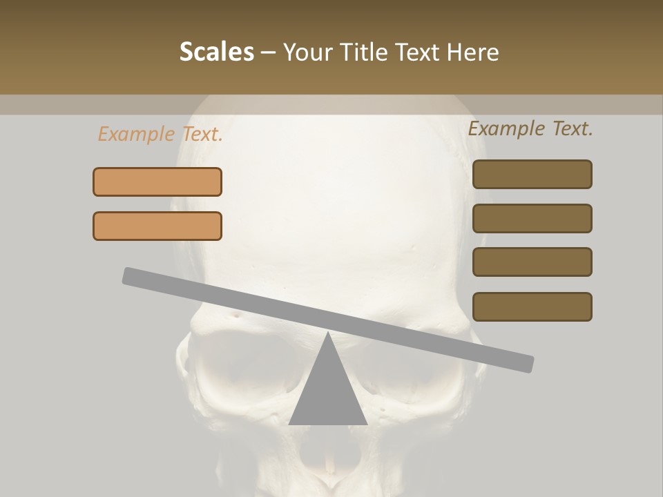 Symbol Body Death PowerPoint Template