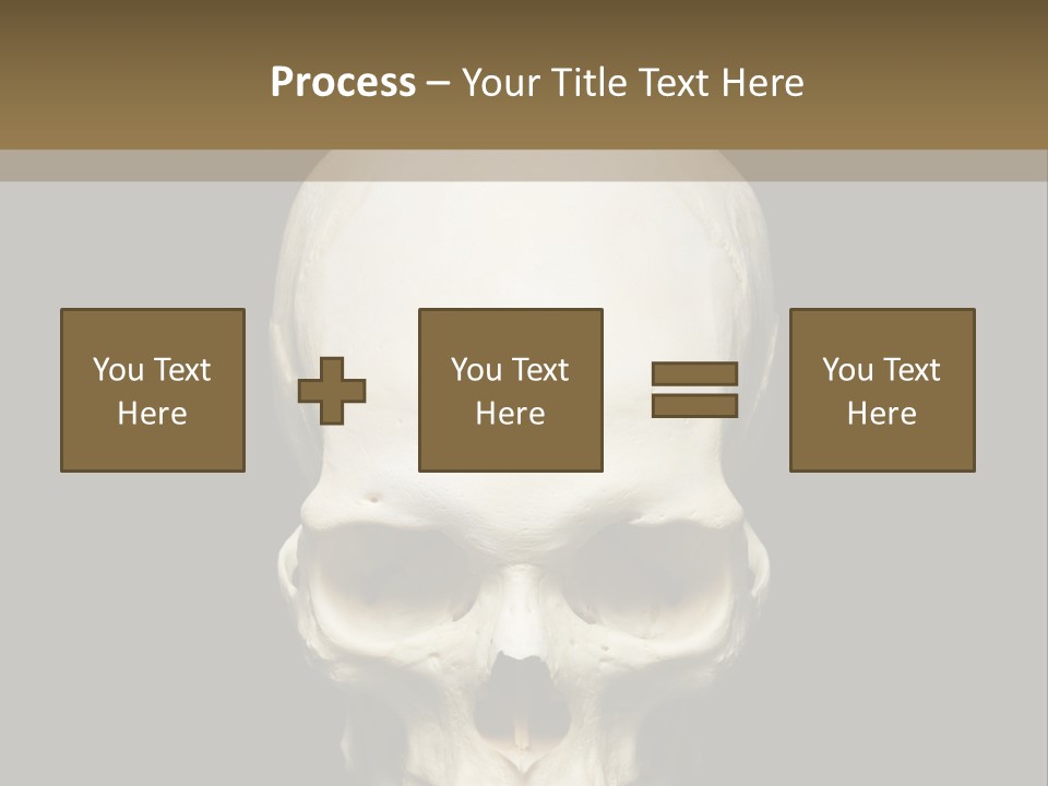 Symbol Body Death PowerPoint Template