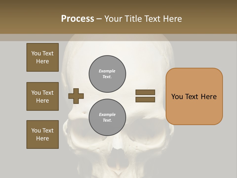 Symbol Body Death PowerPoint Template