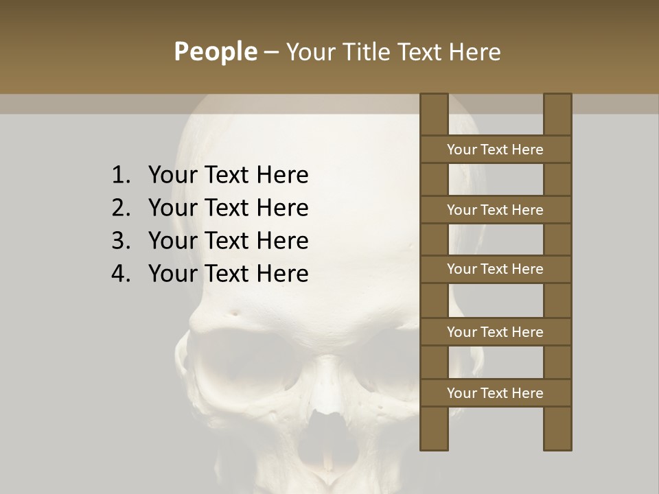 Symbol Body Death PowerPoint Template