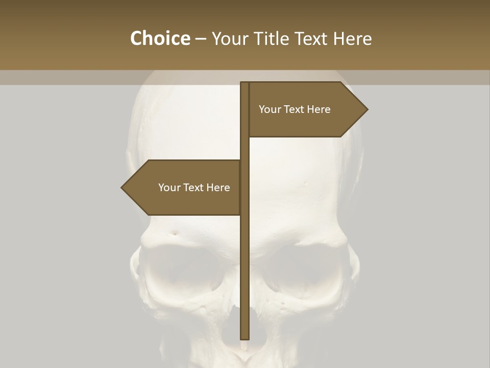 Symbol Body Death PowerPoint Template