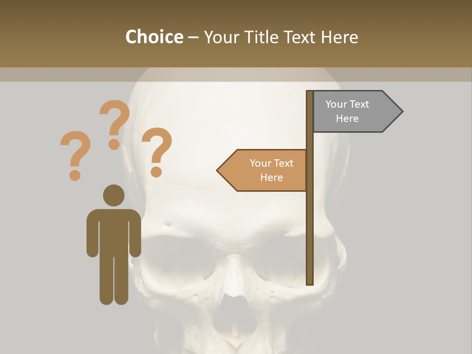 Symbol Body Death PowerPoint Template