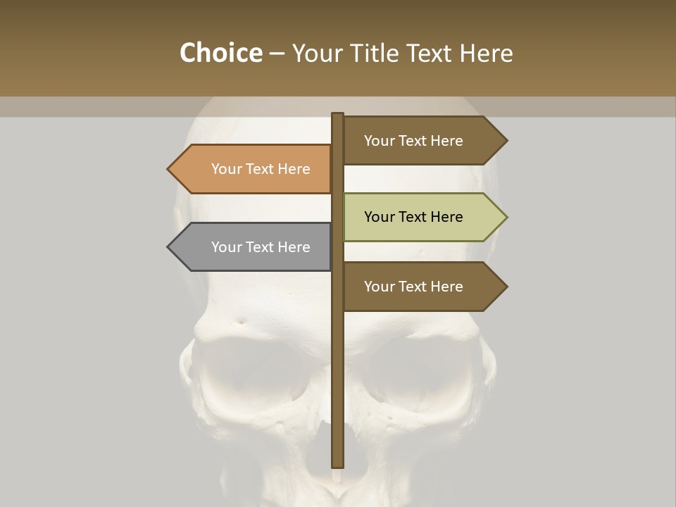 Symbol Body Death PowerPoint Template