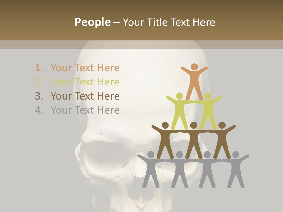 Symbol Body Death PowerPoint Template