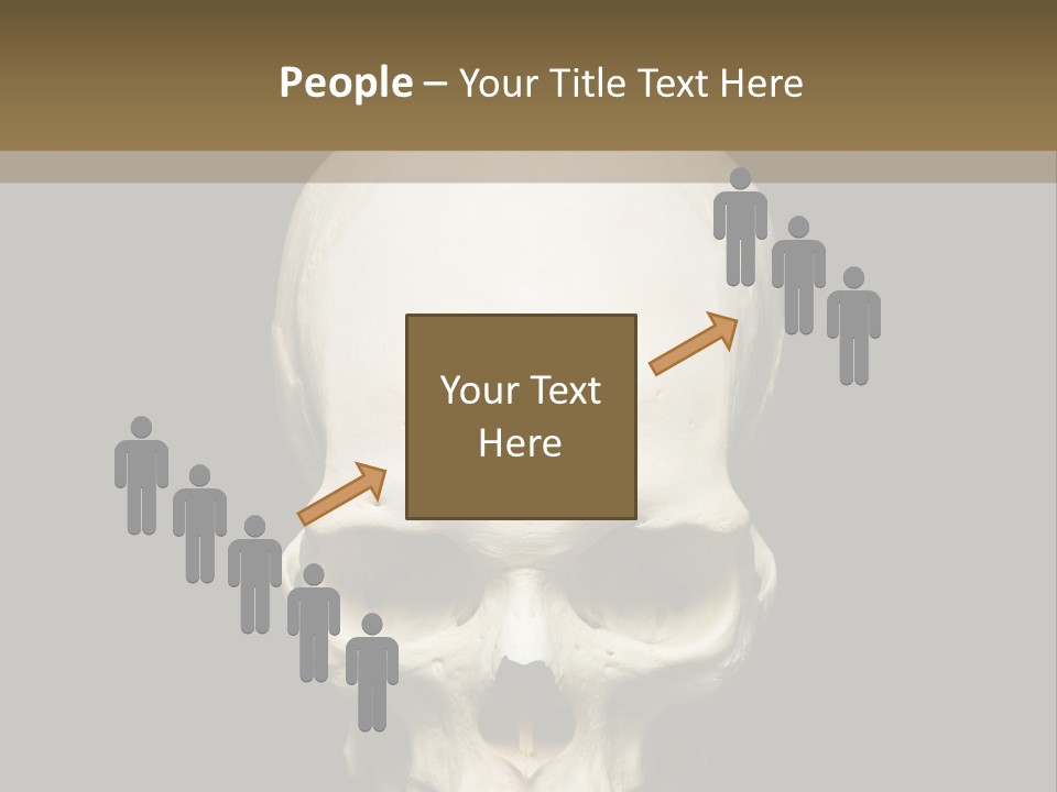 Symbol Body Death PowerPoint Template