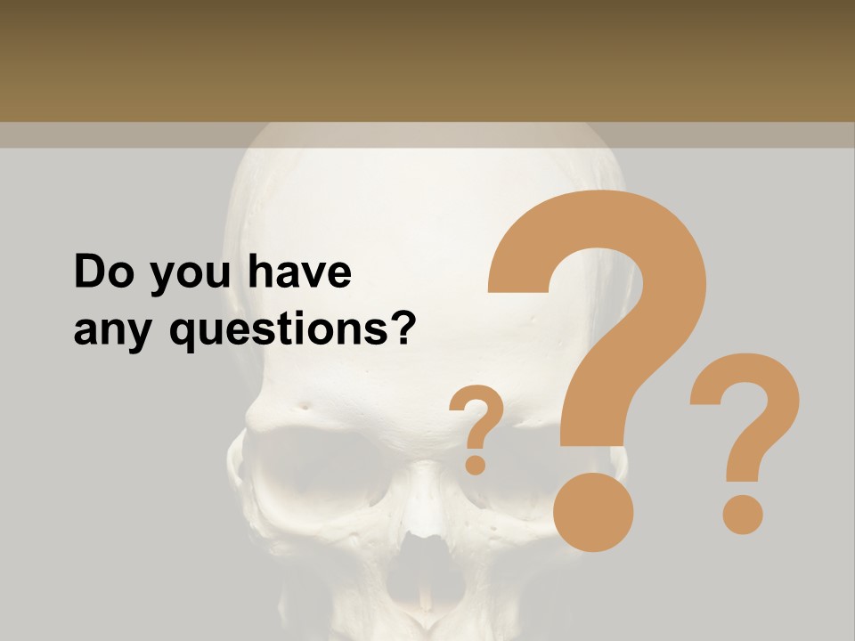 Symbol Body Death PowerPoint Template