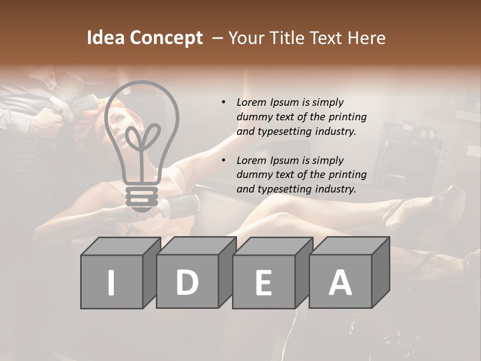 Attractive Art Care PowerPoint Template