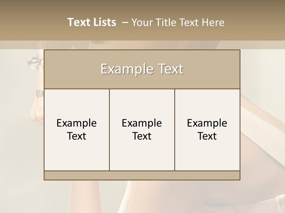 Legs Beautiful Healthy PowerPoint Template