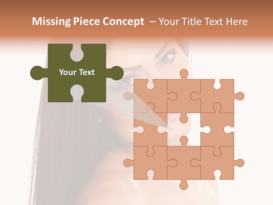 Sexy Isolated Joy PowerPoint Template