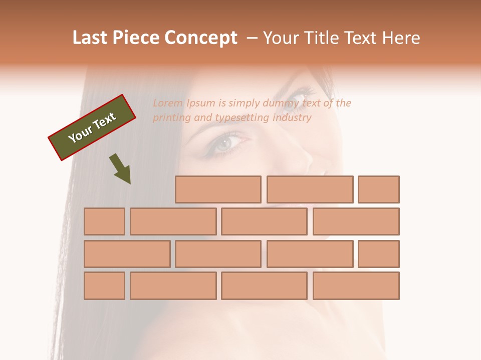 Sexy Isolated Joy PowerPoint Template