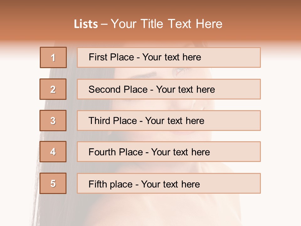 Sexy Isolated Joy PowerPoint Template