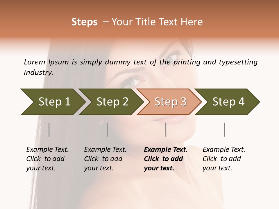 Sexy Isolated Joy PowerPoint Template