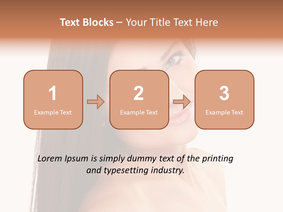 Sexy Isolated Joy PowerPoint Template