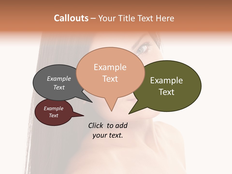 Sexy Isolated Joy PowerPoint Template