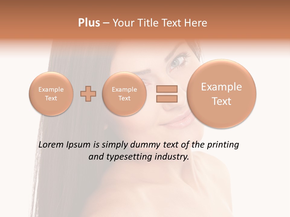 Sexy Isolated Joy PowerPoint Template