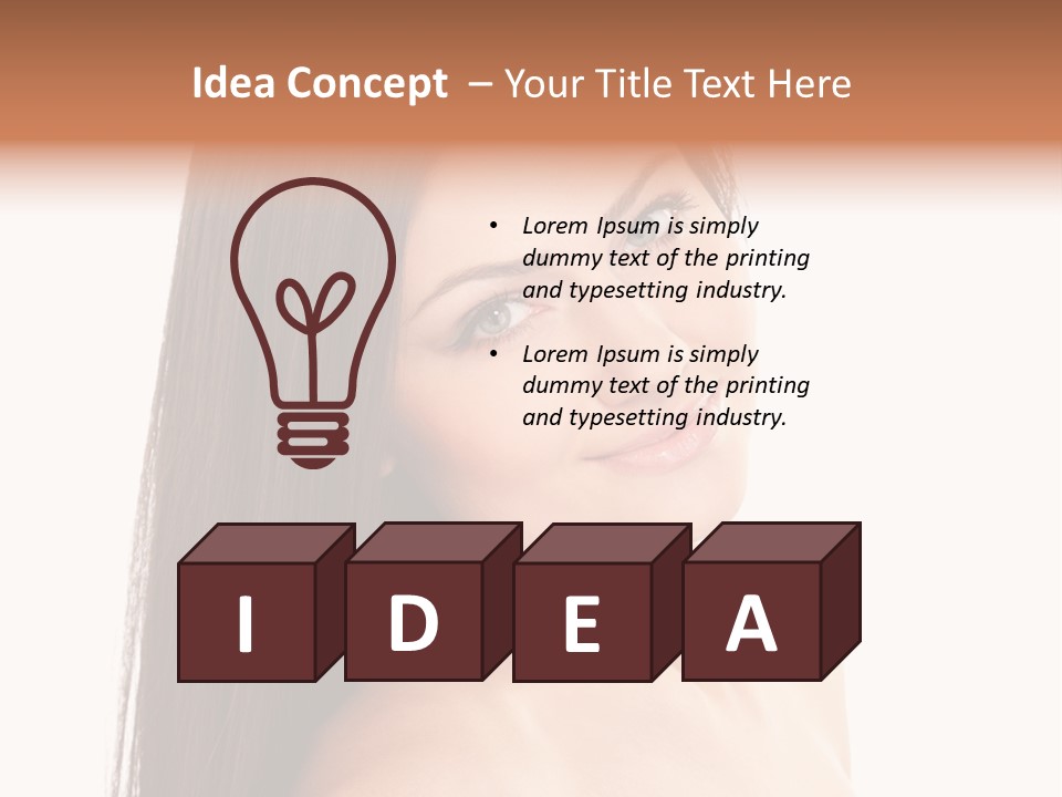 Sexy Isolated Joy PowerPoint Template